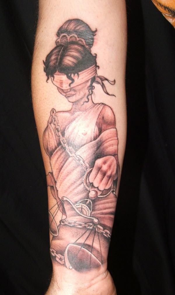 lady justice tattoo. lady justice. January 2010
